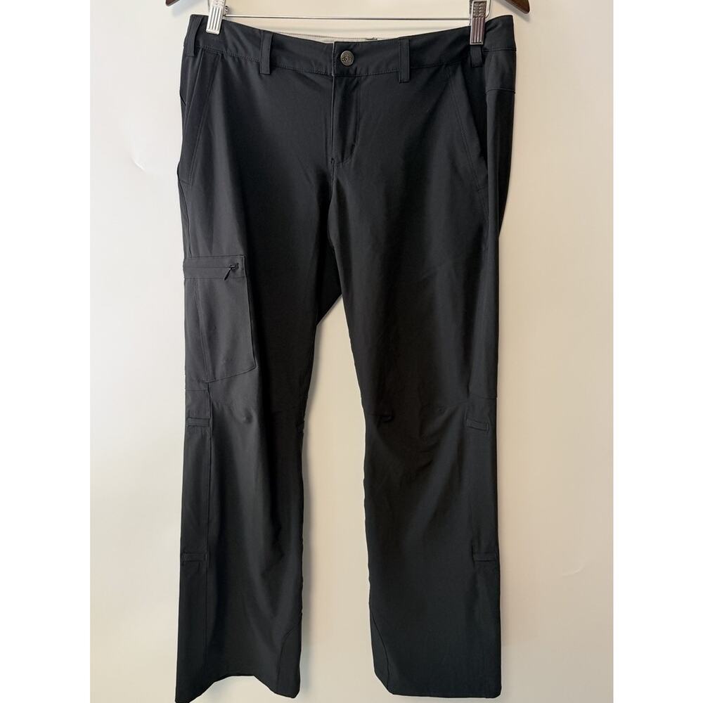 REI Convertible Womens Black Hiking Pants 6 Petite Outdoor Bootcut Adjustable